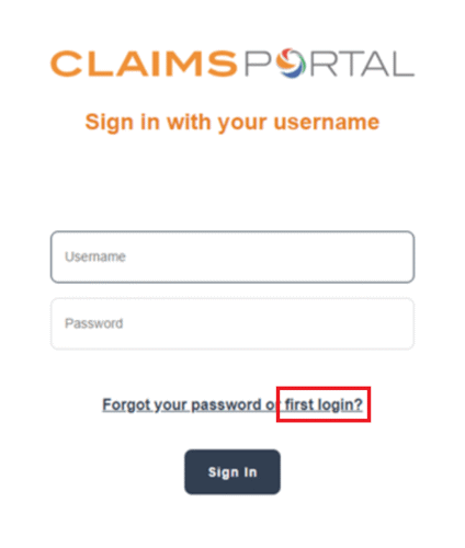 Password reset