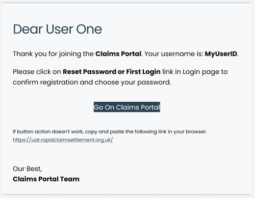 MFA verifcation email