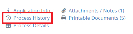 View process history