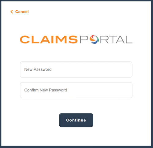 Enter new password