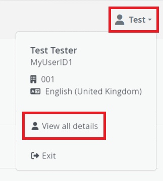 User profile